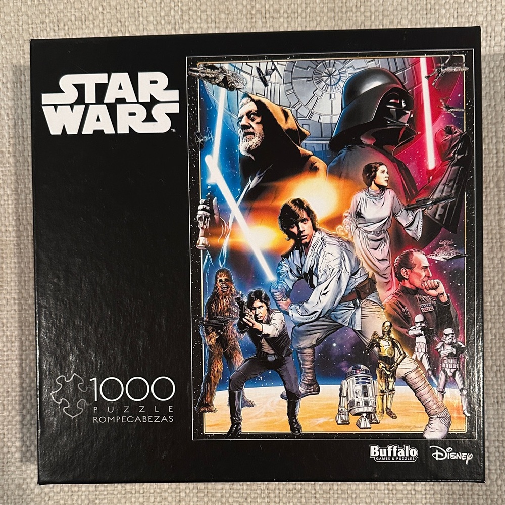 Buffalo David Bitton Star Wars Puzzle with Black and Blue